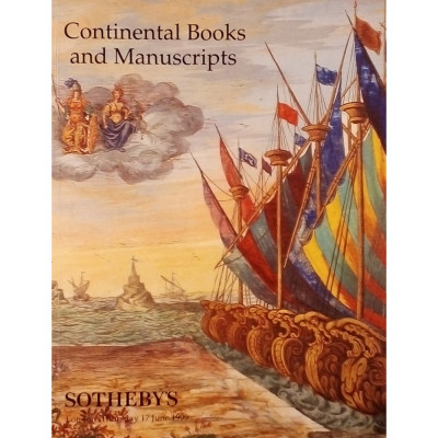 Sothebys Continental Books and Manuscripts june 1999 Spedizione Gratuita
