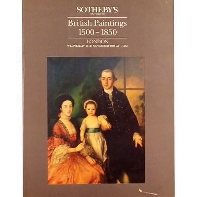 Catalogo Sothebys London British Painting 1500-1850 november 1988