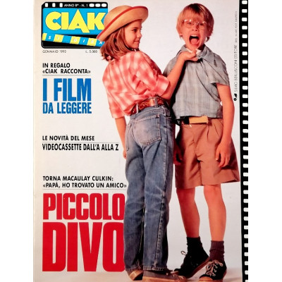 Rivista di Cinema Ciak n 1 gennaio 1992 Spedizione Gratuita