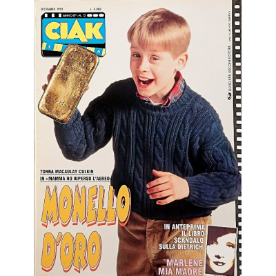 Rivista di Cinema Ciak n 12 dicembre 1992 Spedizione Gratuita