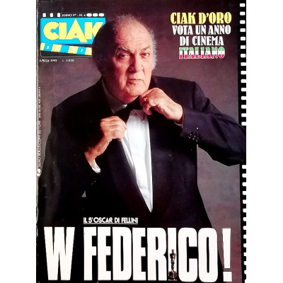 Rivista di Cinema Ciak n 4 aprile 1993 Spedizione Gratuita