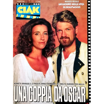 Rivista di Cinema Ciak n 6 giugno 1993 Spedizione Gratuita
