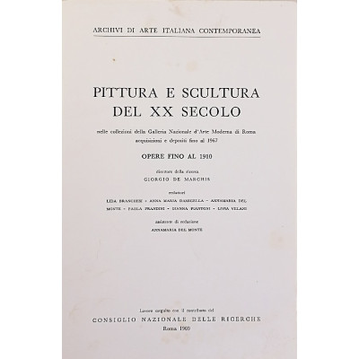 Pittura e Scultura del XX Secolo Archivi di Arte Italiana Contemporanea 1969