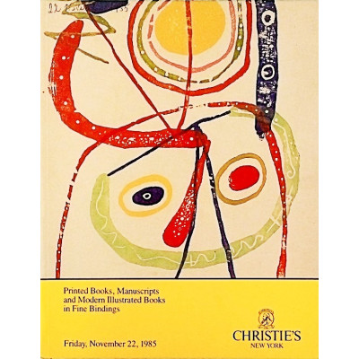 Christies Printed Book Manuscripts Modern Illustrated Books New York 1985