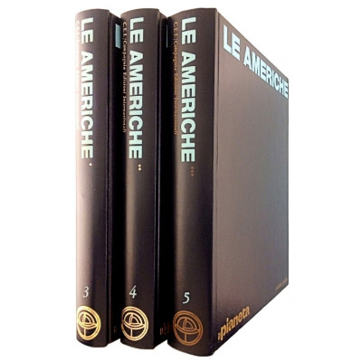 Le Americhe Geografia Popoli Costumi volumi 3-4-5 Edizioni C.E.I. 1968