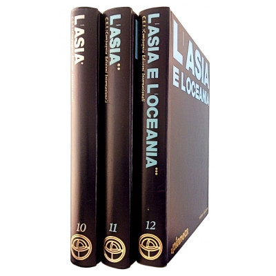 L'Asia L'Oceania Geografia Popoli Costumi volumi 10-11-12 Edizioni C.E.I. 1972