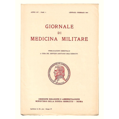 Giornale di Medicina Militare anno 119 fascicolo n  1 1969