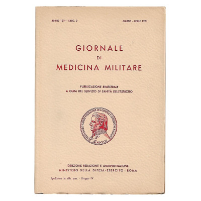Giornale di Medicina Militare anno 121 fascicolo n 2 1971