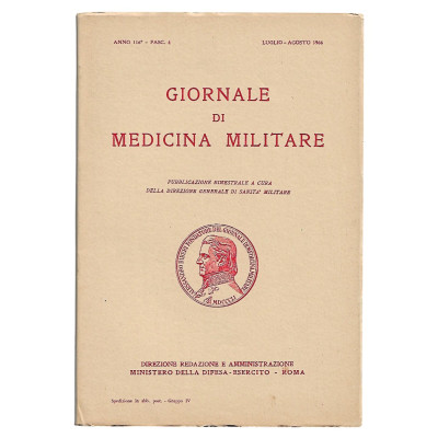 Giornale di Medicina Militare anno 116 fascicolo n 4 1966