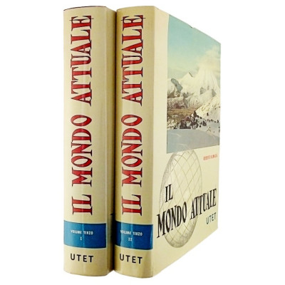 Roberto Almagià Il Mondo Attuale volume 3 parte I - II UTET 1961