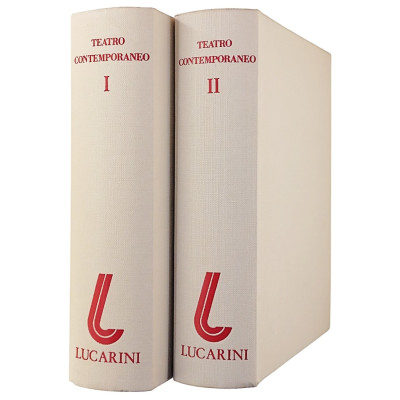 Teatro Contemporaneo 2 volumi Lucarini Editore 1983