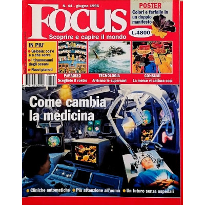 Rivista Focus n 44 giugno n 1996 Mondadori Spedizione Gratuita