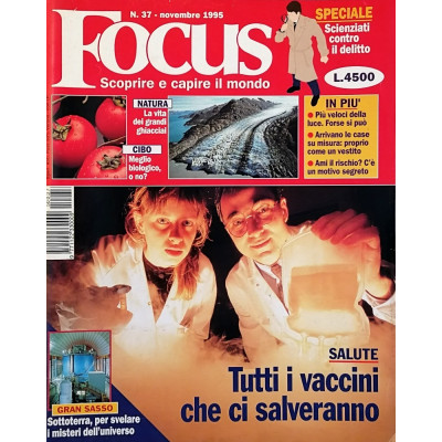 Rivista Focus n 37 novembre n 1995 Mondadori Spedizione Gratuita