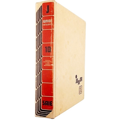 Junior Enciclopedia 10 Schemi Comparativi-Indice Dizionario SAIE 1975