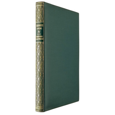 Giosue Carducci Odi Barbare e Rime E Ritmi Zanichelli Editore 1939