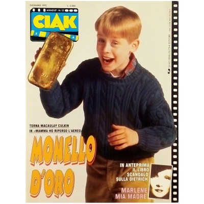 Rivista di Cinema Ciak n 12 dicembre 1992 Silvio Berlusconi Editore