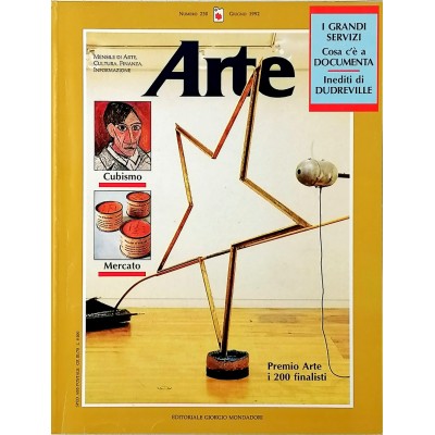 Rivista Arte n 230 giugno 1992 Editoriale Giorgio Mondadori