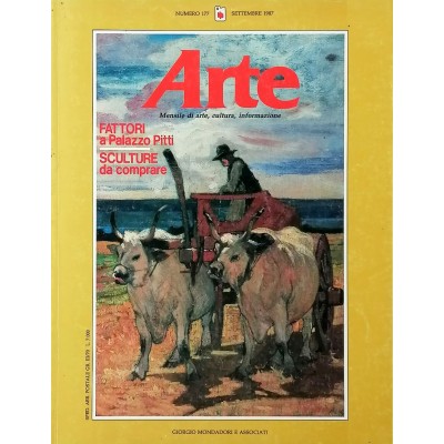 Rivista Arte n 177 settembre 1987 Editoriale Giorgio Mondadori