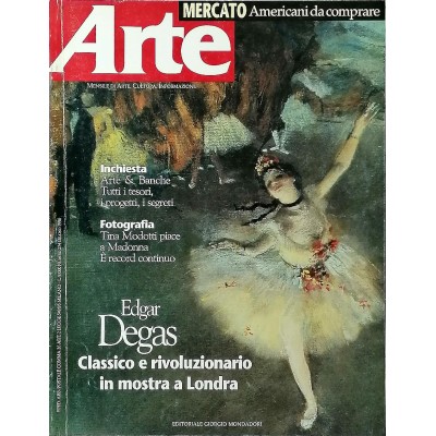 Rivista Arte n 274 giugno 1996 Editoriale Giorgio Mondadori
