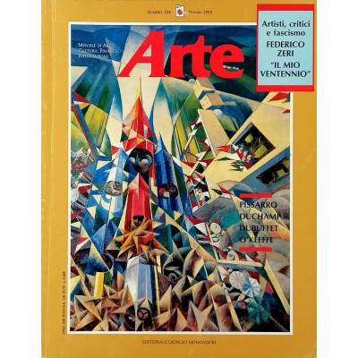 Rivista Arte n 238 marzo 1993 Editoriale Giorgio Mondadori