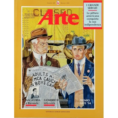 Rivista Arte n 240 maggio 1993 Editoriale Giorgio Mondadori