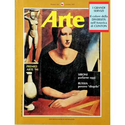 Rivista Arte n 244 ottobre 1993 Editoriale Giorgio Mondadori