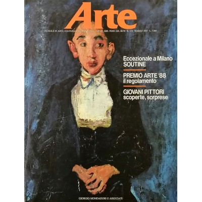 Rivista Arte n 172 marzo 1987 Editoriale Giorgio Mondadori