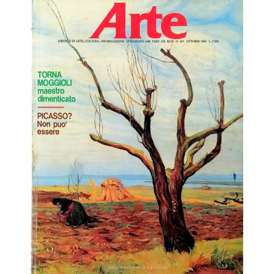 Rivista Arte n 167 ottobre 1986 Editoriale Giorgio Mondadori