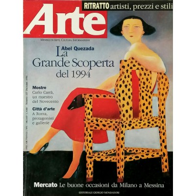 Rivista Arte n 257 dicembre 1994 Editoriale Giorgio Mondadori
