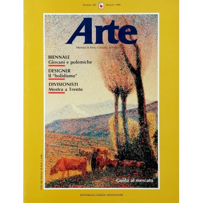 Rivista Arte n 207 marzo 1990 Editoriale Giorgio Mondadori