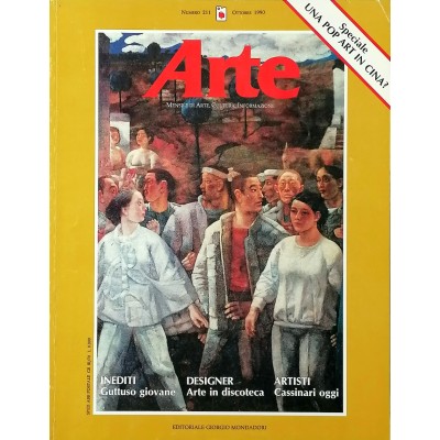 Rivista Arte n 211 ottobre 1990 Editoriale Giorgio Mondadori