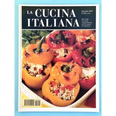 La Cucina Italiana n 9 settembre 2003 Rivista di Alta Gastronomia