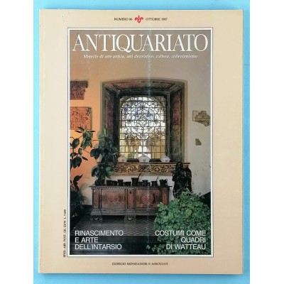 Antiquariato n 86 ottobre 1987 Editoriale Giorgio Mondadori
