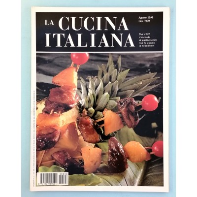 La Cucina Italiana n 8 agosto 1998 Rivista di Alta Gastronomia