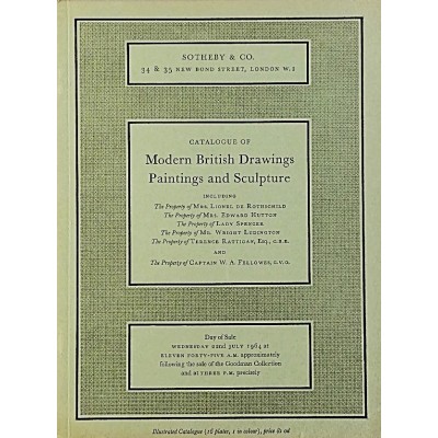 Modern British Drawings Paintings Sculpture Sotheby's London 1964