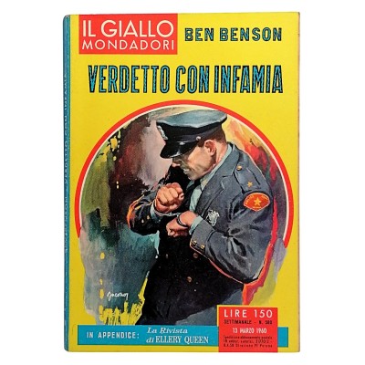 Verdetto Con Infamia,Ben Benson,Il Giallo Mondadori