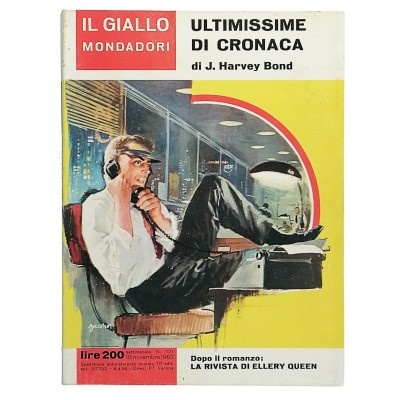 Ultimissime Di Cronaca,J. Harvey Bond,Il Giallo Mondadori