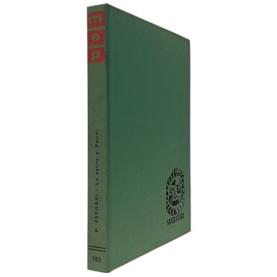 La Satira e Parini di Paolo Ferrari Edizioni Paoline 1963