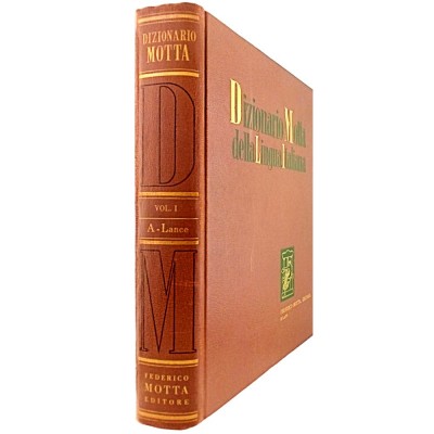 Dizionario Motta della Lingua Italiana volume I A-LANCE 1972