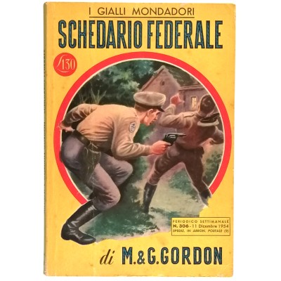 Schedario Federale M.&G. Gordon I Gialli Mondadori