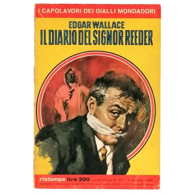 Il Diario Del Signor Reeder Edgar Wallace I Capolavori dei Gialli Mondadori 1966