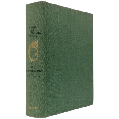 Storia Della Letteratura Italiana Volume VIII Dall’Ottocento Al Novecento