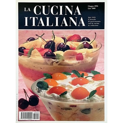 La Cucina Italiana n 6 giugno 1996 Rivista di Alta Gastronomia