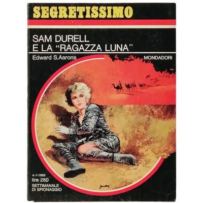 Sam Durell E la ragazza Luna E. S. Aarons Segretissimo Mondadori n 167