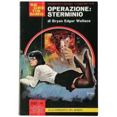 Operazione sterminio Bryan Edgar Wallace Segretissimo Mondadori n 52