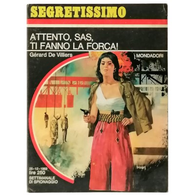 Attento SAS ti fanno la forca De Villieres Segretissimo Mondadori n 317