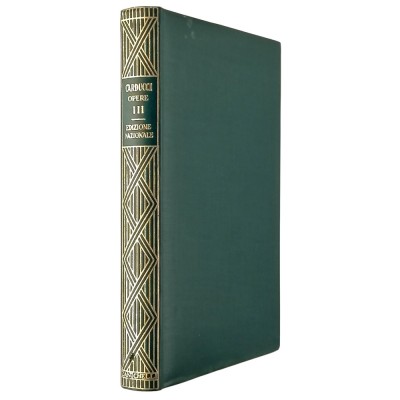 Giosue Carducci Giambi ed Epodi Rime Nuove Nicola Zanichelli Editore 1939