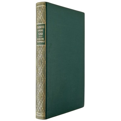 Giosue Carducci Scritti di Storia e di Erudizione Zanichelli Editore 1937