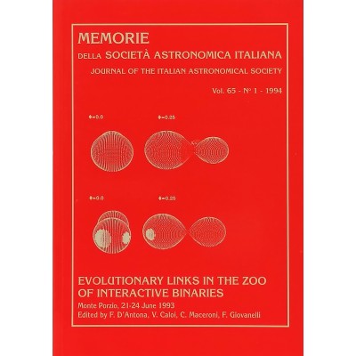 Memorie della Società Astronomica Italiana volume 65 n 1 june 1994