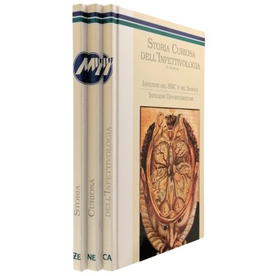 Storia Curiosa dell'Infettivologia 3 volumi G. Fraticelli Edizioni Zeneca